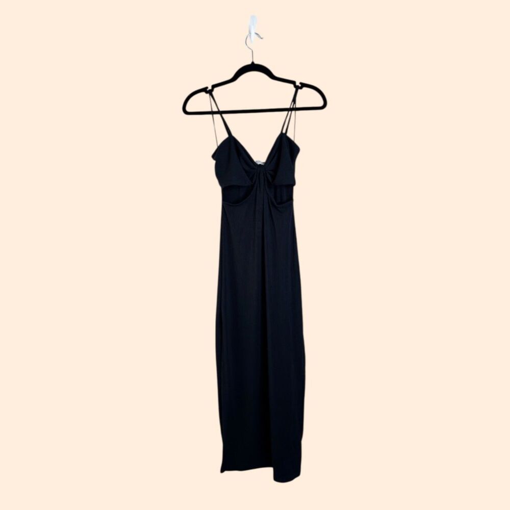 Peppermayo Black Midi Dress